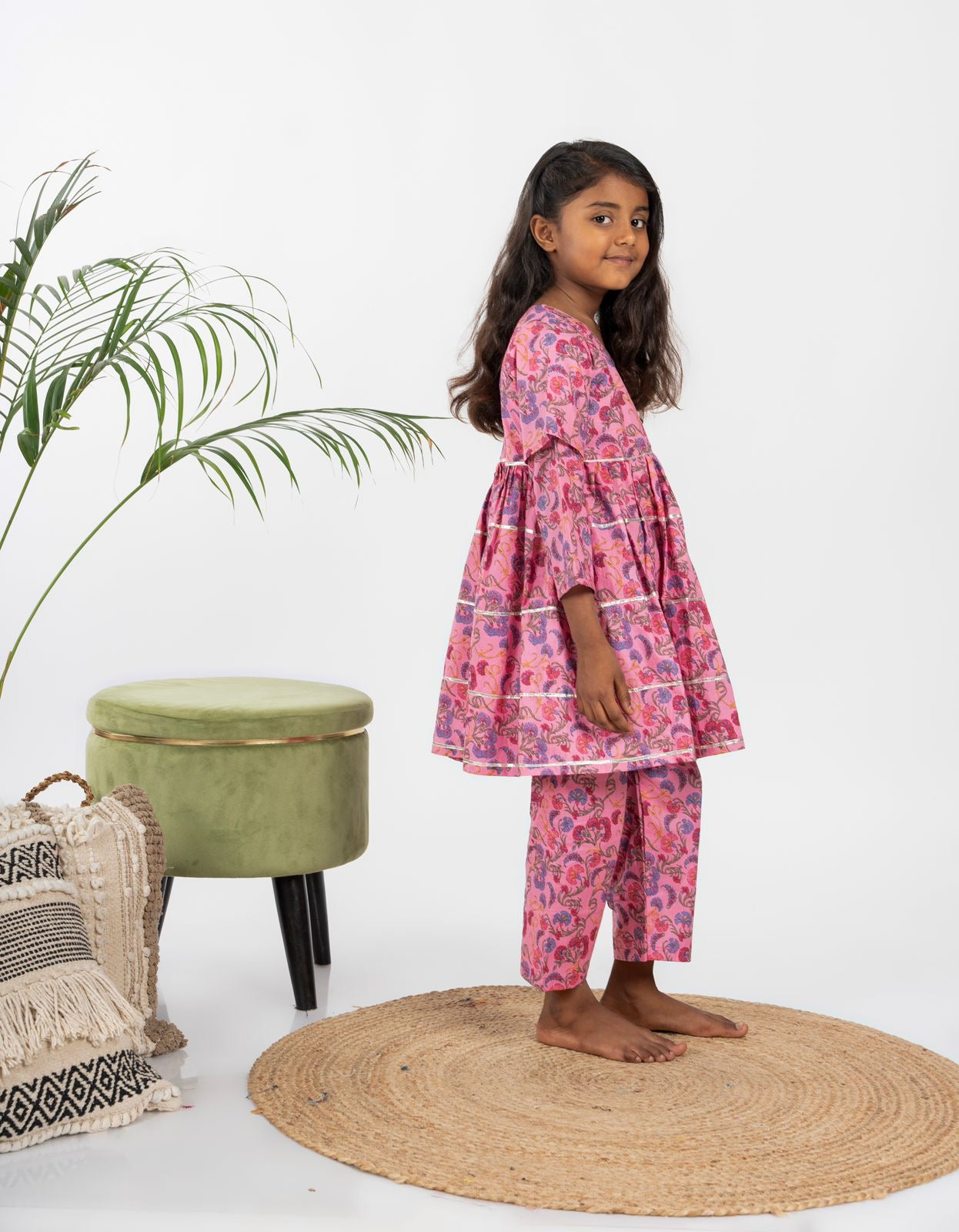 Pink Blossom Suit Set